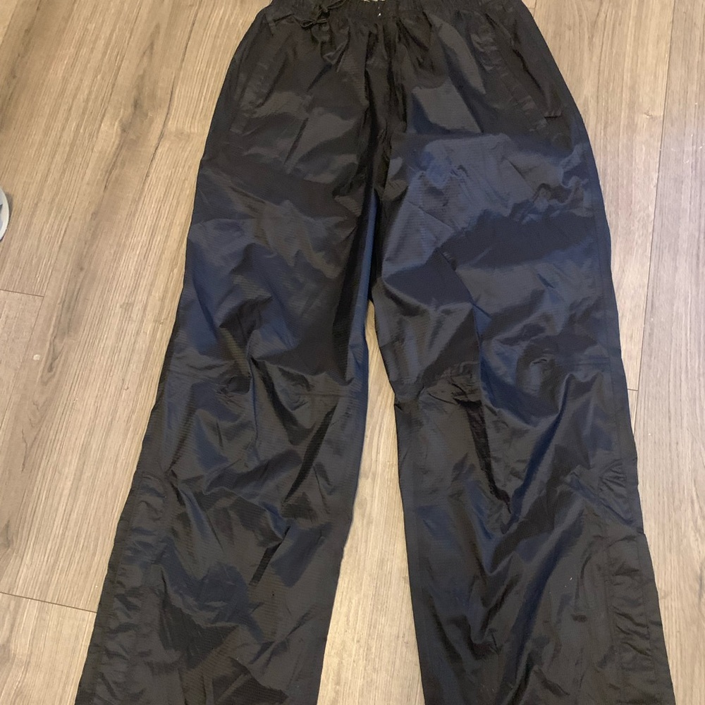Rugged Exposure Men's Technical Waterproof Rain Pants - Black men’s Medium
